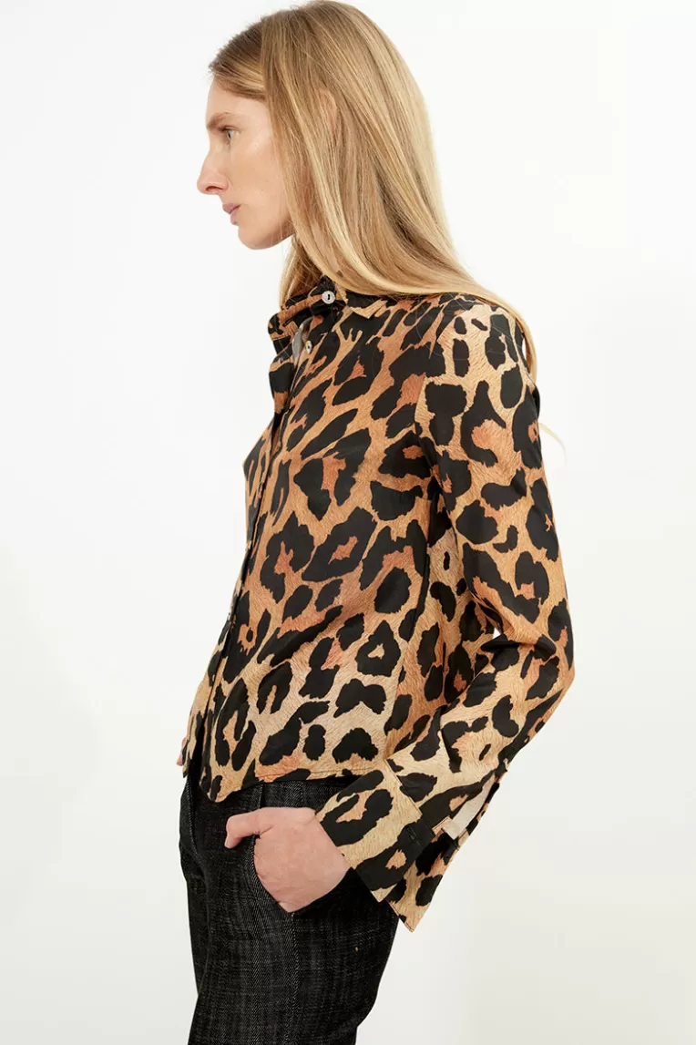 Tops & Chemises>Musier Paris chemise imprimée leo imp.léopard