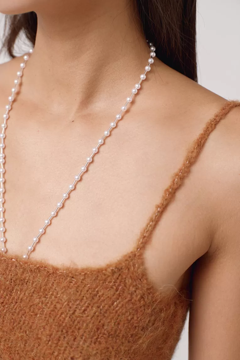 Tops & Chemises | Pulls & Cardigans>Musier Paris top collier de perles gracias
