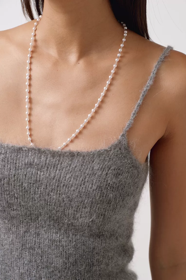 Tops & Chemises | Pulls & Cardigans>Musier Paris top collier de perles grazzie